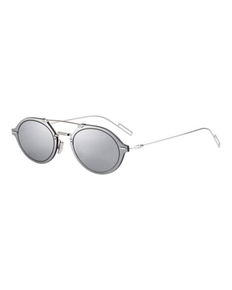 dior chroma3|DIOR Men's Chroma 3 Round Aviator Sunglasses .